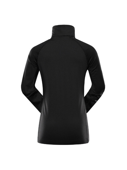 ALPINE PRO Detská rýchleschnúca mikina s prostretch ALPINE PRO QUERTO 2 black