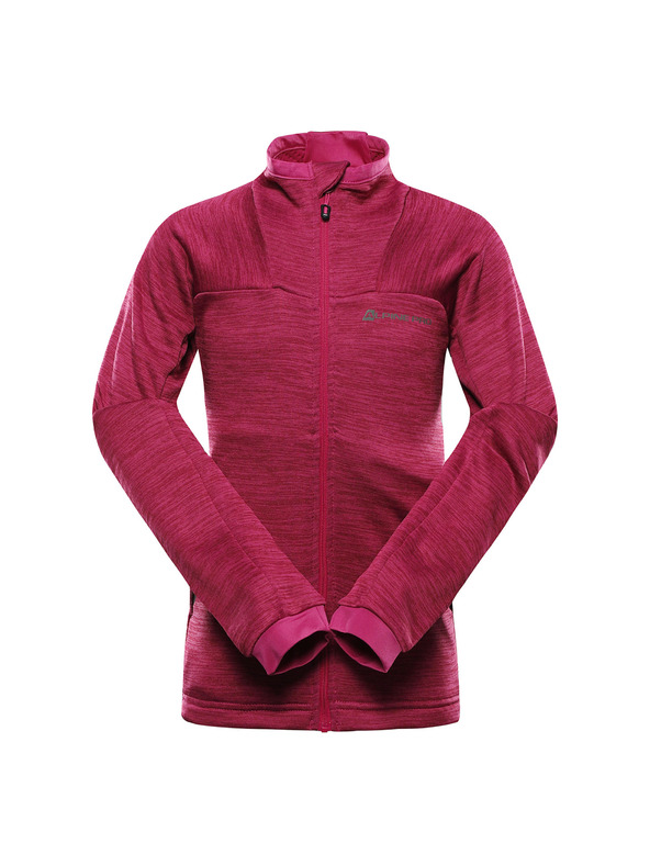 ALPINE PRO Detská rýchleschnúca mikina ALPINE PRO ONNECO 3 fuchsia red
