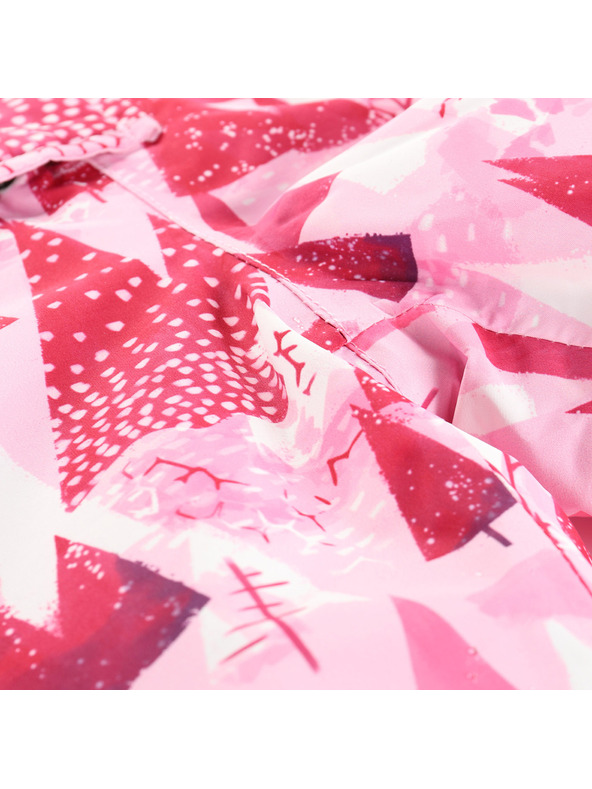 ALPINE PRO Detská kombinéza s membránou ptx snow ALPINE PRO KIREMO neon knockout pink varianta pa