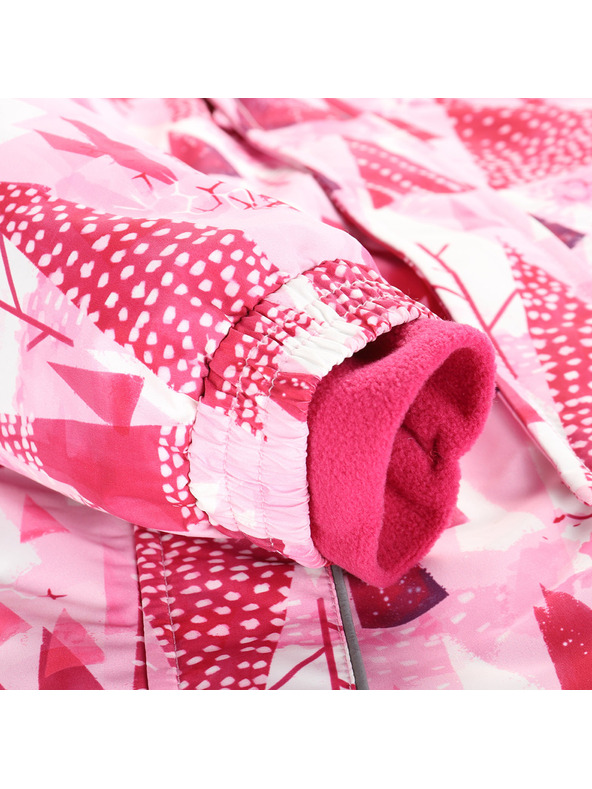 ALPINE PRO Detská kombinéza s membránou ptx snow ALPINE PRO KIREMO neon knockout pink varianta pa