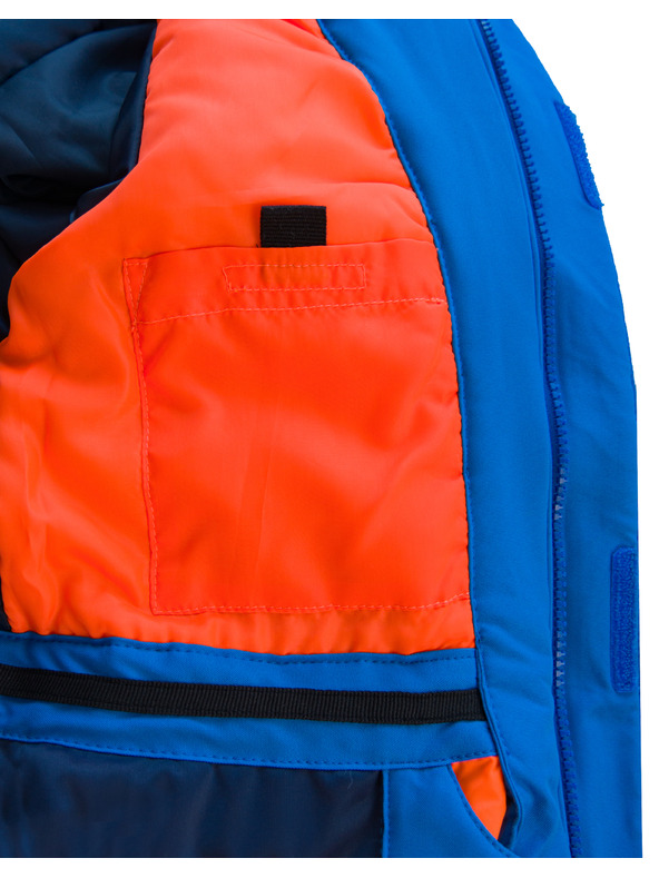 ALPINE PRO Detská lyžiarska súprava alpine pro ALPINE PRO AILINO electric blue lemonade