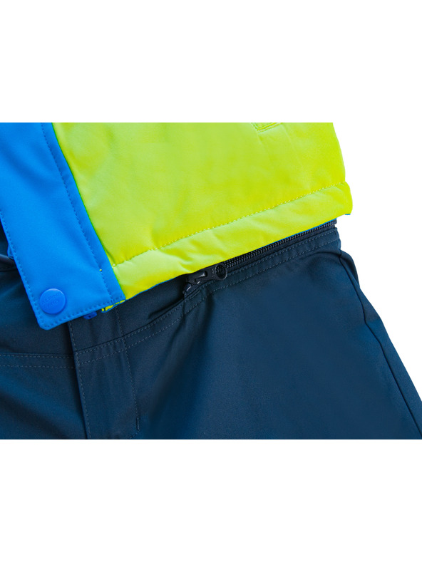 ALPINE PRO Detská lyžiarska súprava alpine pro ALPINE PRO AILINO electric blue lemonade