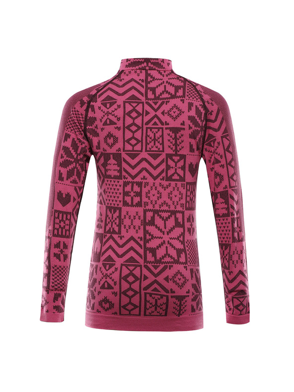 ALPINE PRO Detské funkčné prádlo - tričko ALPINE PRO SEAMO fuchsia fedora