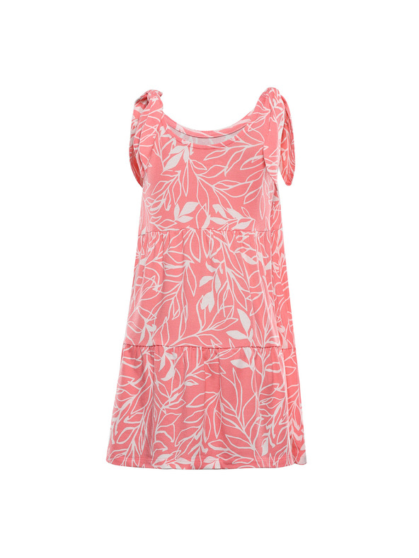 ALPINE PRO Detské letné šaty ALPINE PRO ARENO georgia peach varianta pb