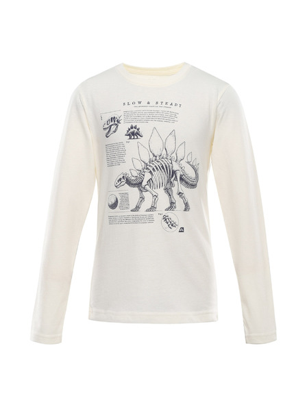 ALPINE PRO Detské tričko z organickej bavlny ALPINE PRO ECCO 2 creme varianta pf