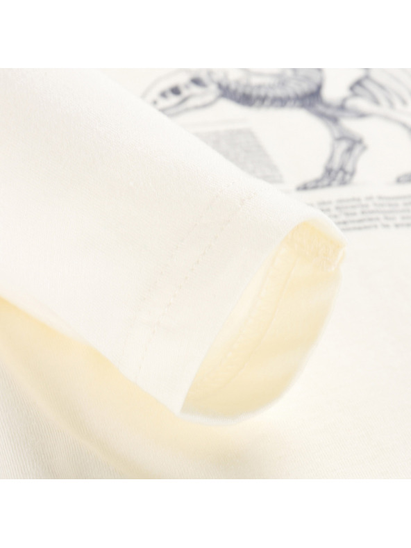 ALPINE PRO Detské tričko z organickej bavlny ALPINE PRO ECCO 2 creme varianta pf