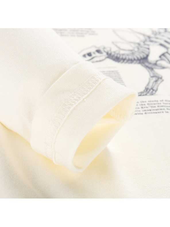 ALPINE PRO Detské tričko z organickej bavlny ALPINE PRO ECCO 2 creme varianta pf