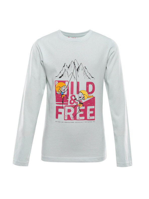 ALPINE PRO Detské tričko z organickej bavlny ALPINE PRO ECCO 2 sprout green varianta pe