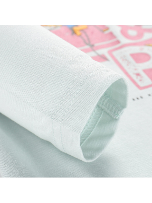 ALPINE PRO Detské tričko z organickej bavlny ALPINE PRO ECCO 2 sprout green varianta pe