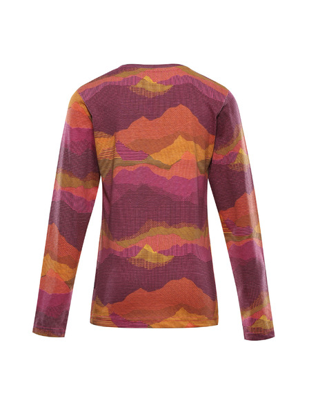 ALPINE PRO Detské tričko z organickej bavlny ALPINE PRO ECCO 2 fuchsia fedora varianta pa