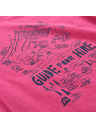 ALPINE PRO Detské rýchloschnúce tričko ALPINE PRO NOGERO fuchsia fedora varianta pa