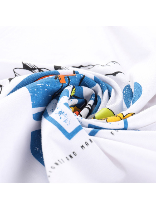 ALPINE PRO Detské tričko z organickej bavlny ALPINE PRO ECOMO 3 white varianta pc