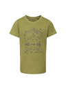 ALPINE PRO Detské tričko z nemačkavého materiálu ALPINE PRO NOGERO green oasis varianta pa