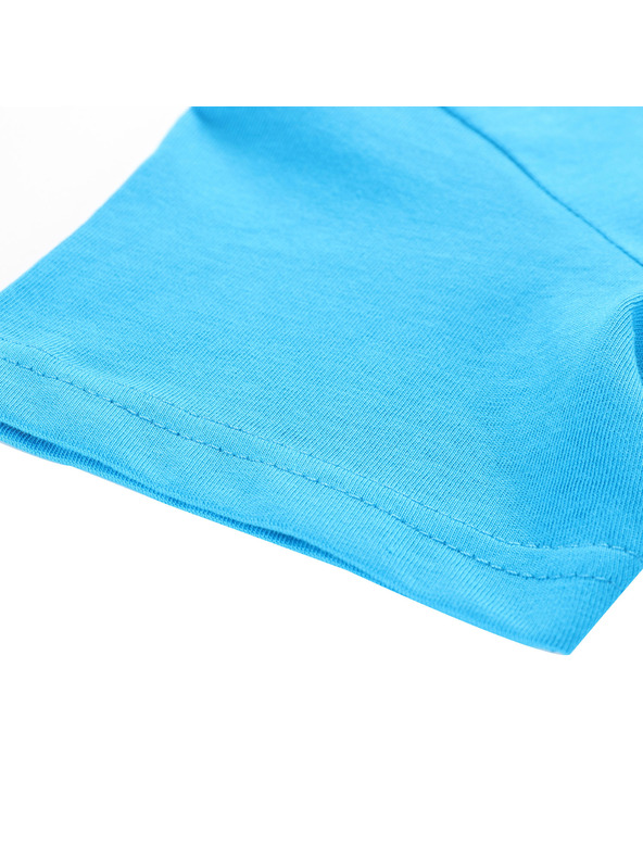 ALPINE PRO Detské tričko z organickej bavlny ALPINE PRO ECOMO 3 neon atomic blue varianta pb