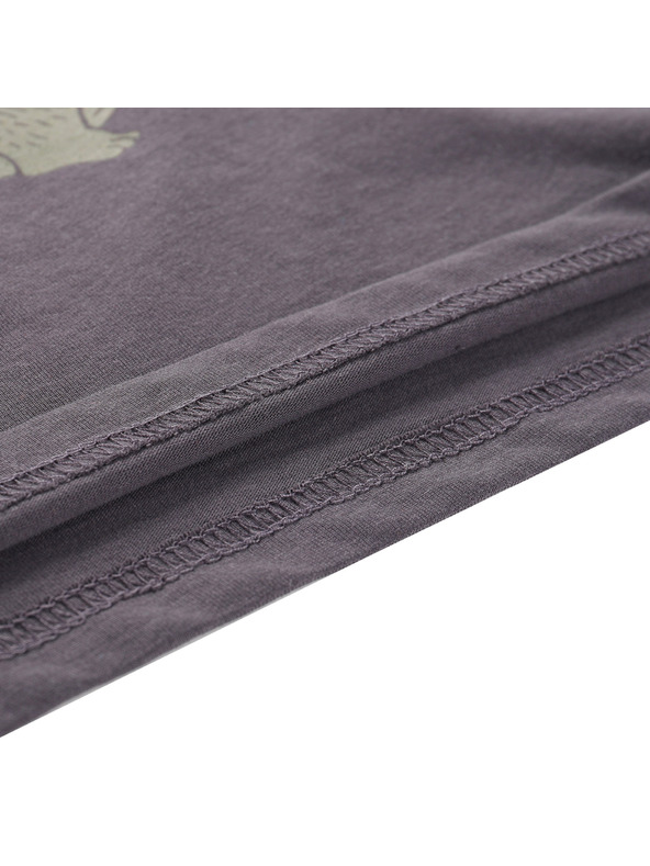 ALPINE PRO Detské tričko z organickej bavlny ALPINE PRO ECOMO 3 obsidian varianta pa