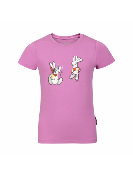 ALPINE PRO Detské bavlnené tričko bob a bobek ALPINE PRO BOBBO first bloom