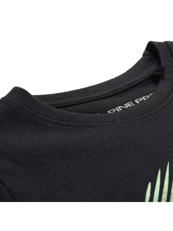 ALPINE PRO Detské rýchloschnúce tričko s cool-dry ALPINE PRO DALLO 3 black varianta pb