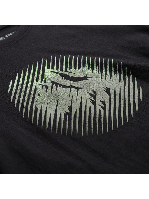 ALPINE PRO Detské rýchloschnúce tričko s cool-dry ALPINE PRO DALLO 3 black varianta pb