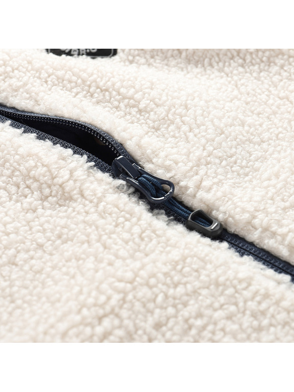 ALPINE PRO Detská fleecová vesta ALPINE PRO OFESO moonbeam