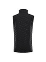 ALPINE PRO Detská zateplená vesta s reflexnými prvkami ALPINE PRO BERFO 2 black