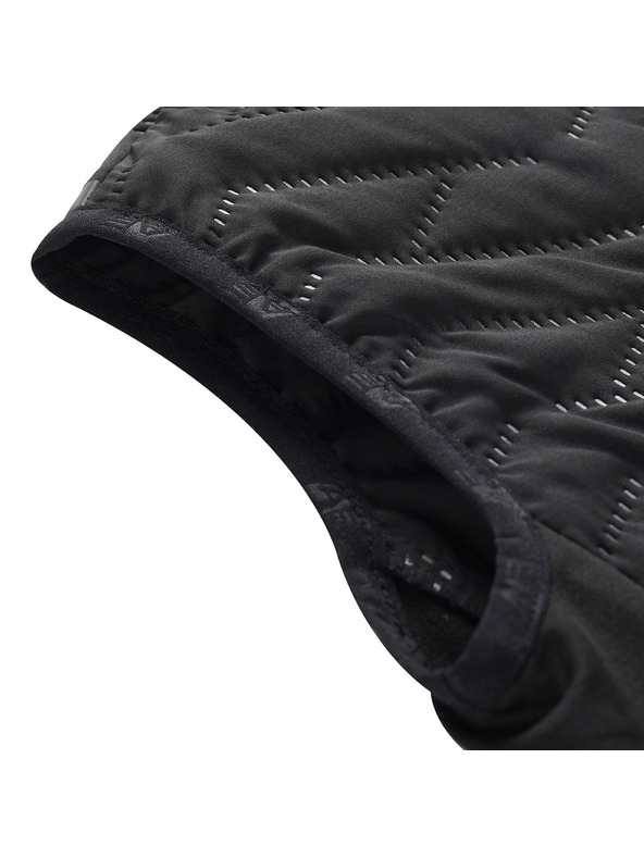 ALPINE PRO Detská zateplená vesta s reflexnými prvkami ALPINE PRO BERFO 2 black