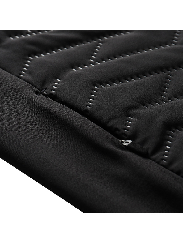 ALPINE PRO Detská zateplená vesta s reflexnými prvkami ALPINE PRO BERFO 2 black