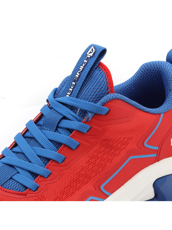 ALPINE PRO Bežecká obuv s antibakteriálnou stielkou ALPINE PRO SONEB flame scarlet