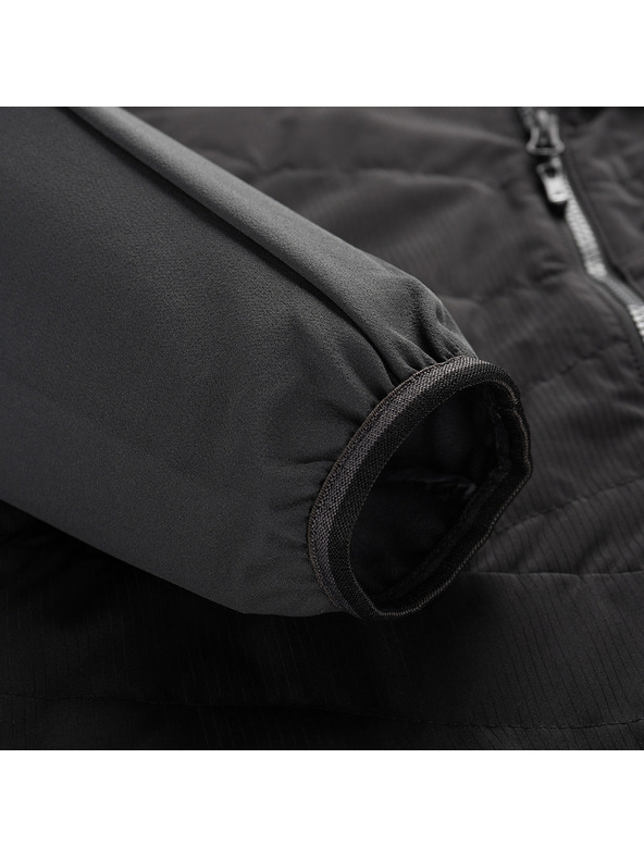 ALPINE PRO Pánska zateplená bunda s úpravou dwr ALPINE PRO MORGEN black