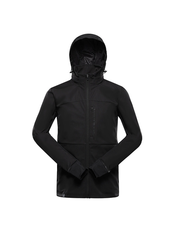 ALPINE PRO Pánska softshellová bunda s membránou ALPINE PRO UKEB 2 black