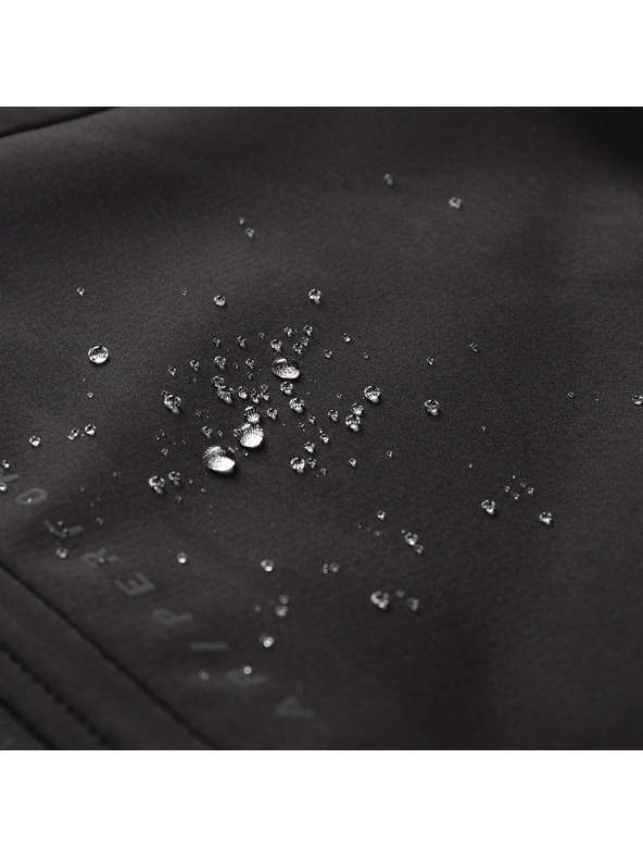 ALPINE PRO Pánska softshellová bunda s membránou ALPINE PRO UKEB 2 black