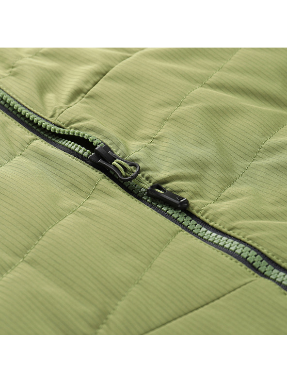 ALPINE PRO Pánska zateplená bunda s úpravou dwr ALPINE PRO MORGEN turtle green