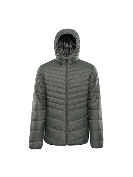 ALPINE PRO Pánska obojstranná bunda hi-therm ALPINE PRO EROM petrol varianta pd