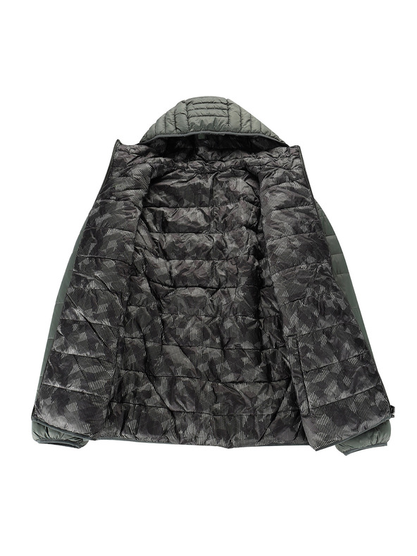 ALPINE PRO Pánska obojstranná bunda hi-therm ALPINE PRO EROM petrol varianta pd