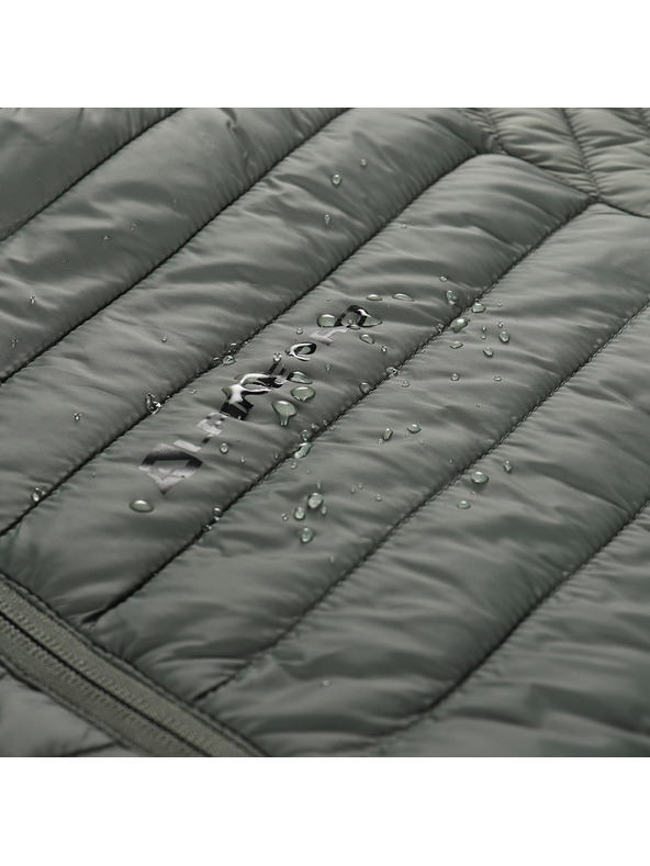 ALPINE PRO Pánska obojstranná bunda hi-therm ALPINE PRO EROM petrol varianta pd