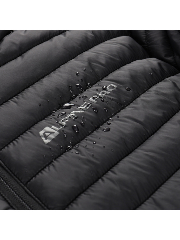ALPINE PRO Pánska obojstranná bunda hi-therm ALPINE PRO EROM black varianta pa