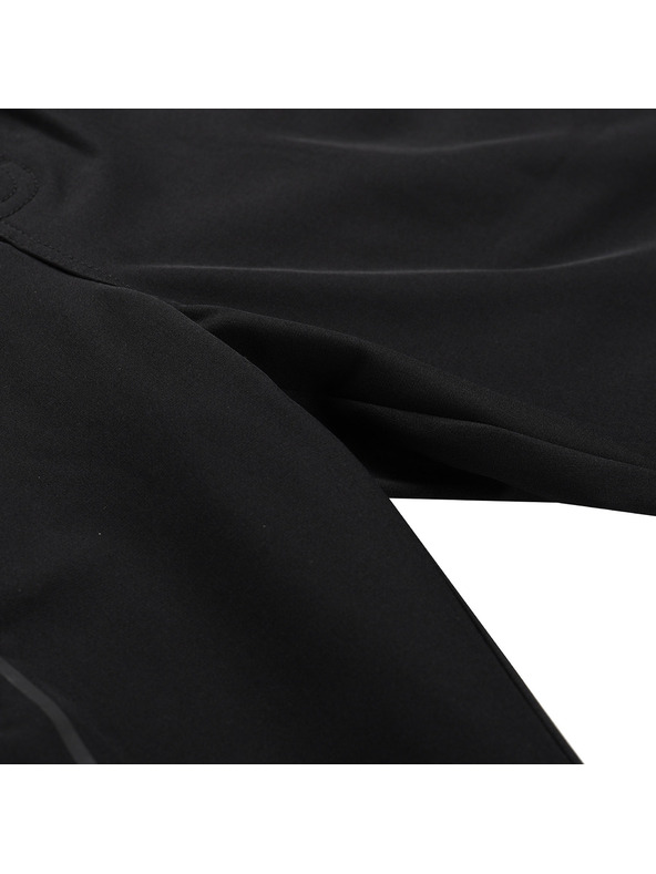 ALPINE PRO Pánske softshellové capri nohavice ALPINE PRO WEDER 2 black