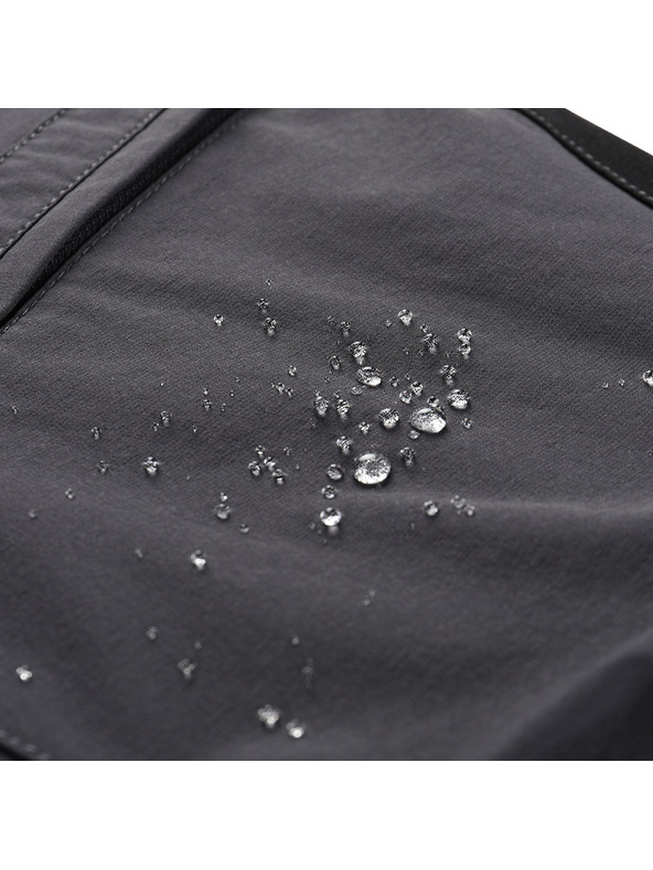 ALPINE PRO Pánske softshellové nohavice ALPINE PRO AKAN 2 dk.true gray