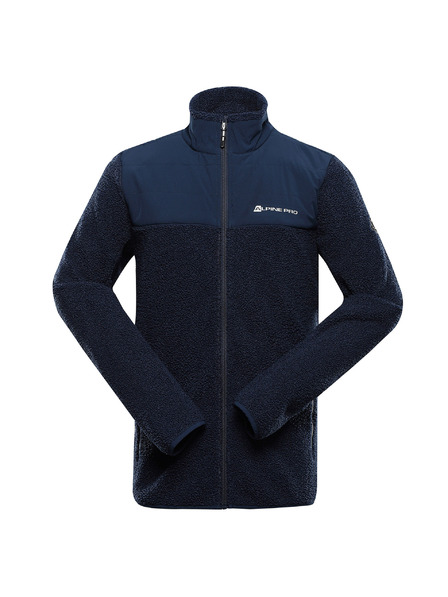 ALPINE PRO Pánska sherpa mikina so supratherm ALPINE PRO FERAD 2 moonlit ocean