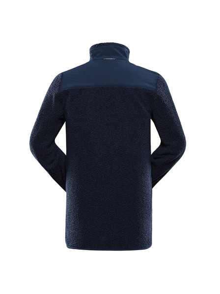 ALPINE PRO Pánska sherpa mikina so supratherm ALPINE PRO FERAD 2 moonlit ocean