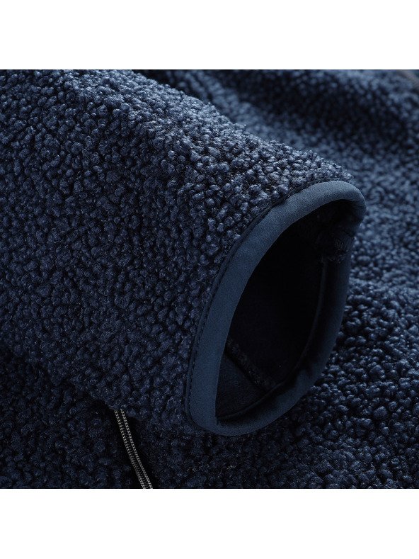 ALPINE PRO Pánska sherpa mikina so supratherm ALPINE PRO FERAD 2 moonlit ocean