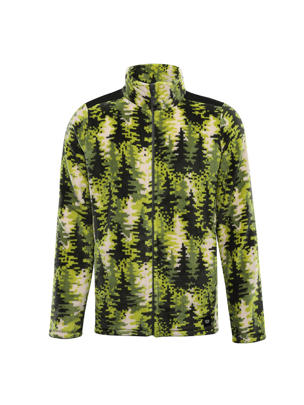 ALPINE PRO Pánska flísová mikina so supratherm ALPINE PRO EFLIN petrol varianta pb