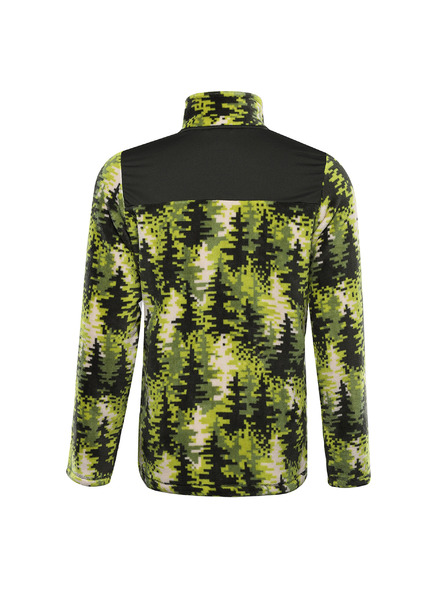 ALPINE PRO Pánska flísová mikina so supratherm ALPINE PRO EFLIN petrol varianta pb