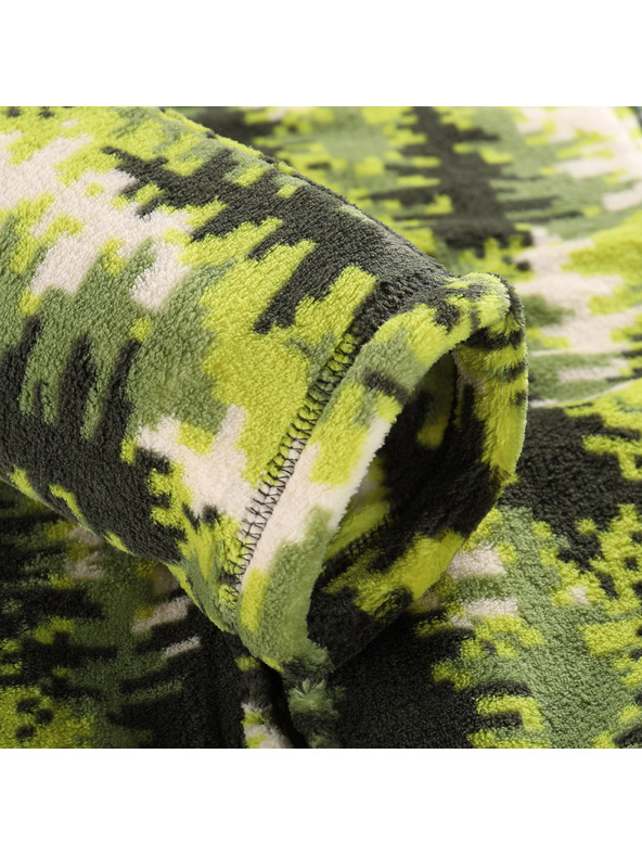 ALPINE PRO Pánska flísová mikina so supratherm ALPINE PRO EFLIN petrol varianta pb