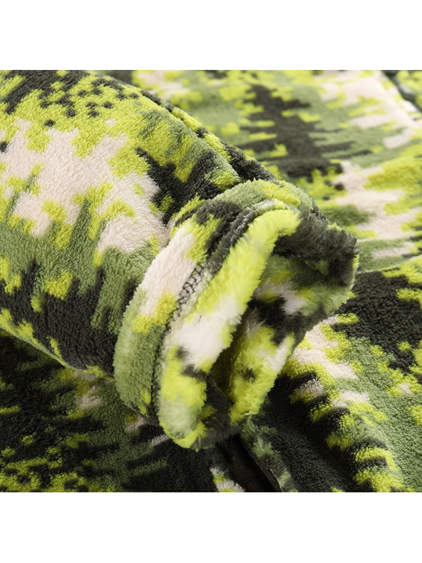 ALPINE PRO Pánska flísová mikina so supratherm ALPINE PRO EFLIN petrol varianta pb