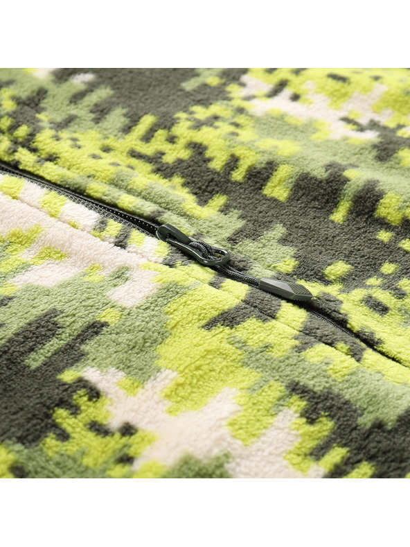 ALPINE PRO Pánska flísová mikina so supratherm ALPINE PRO EFLIN petrol varianta pb