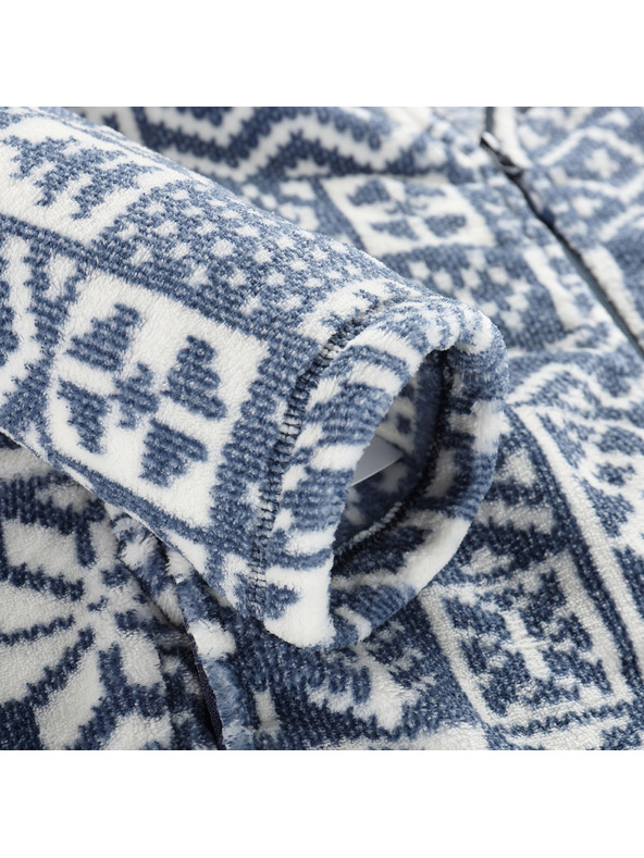 ALPINE PRO Pánska flísová mikina so supratherm ALPINE PRO EFLIN moonlit ocean varianta pa