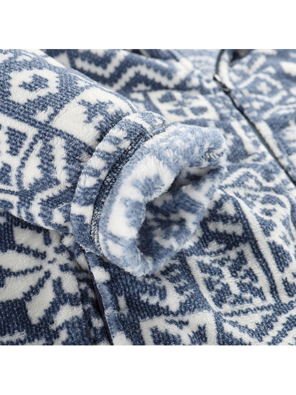 ALPINE PRO Pánska flísová mikina so supratherm ALPINE PRO EFLIN moonlit ocean varianta pa