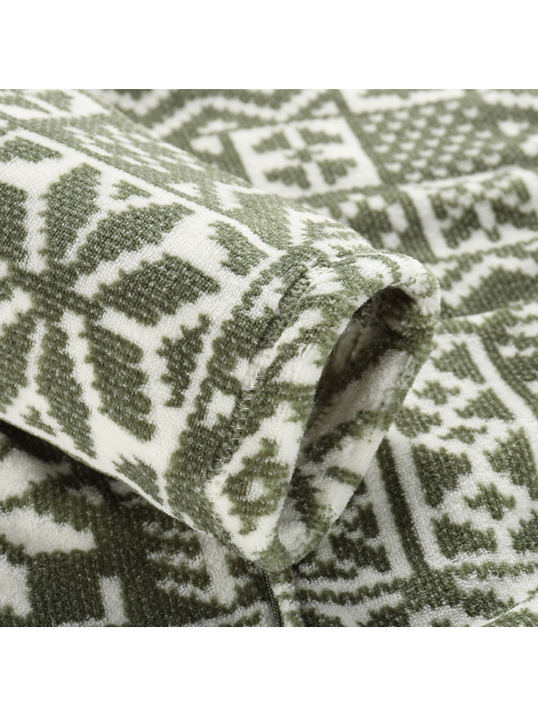 ALPINE PRO Pánska fleecová mikina so supratherm ALPINE PRO EFLIN oil green varianta pa