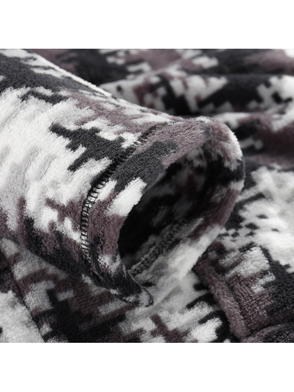 ALPINE PRO Pánska fleecová mikina so supratherm ALPINE PRO EFLIN dk. true gray varianta pb