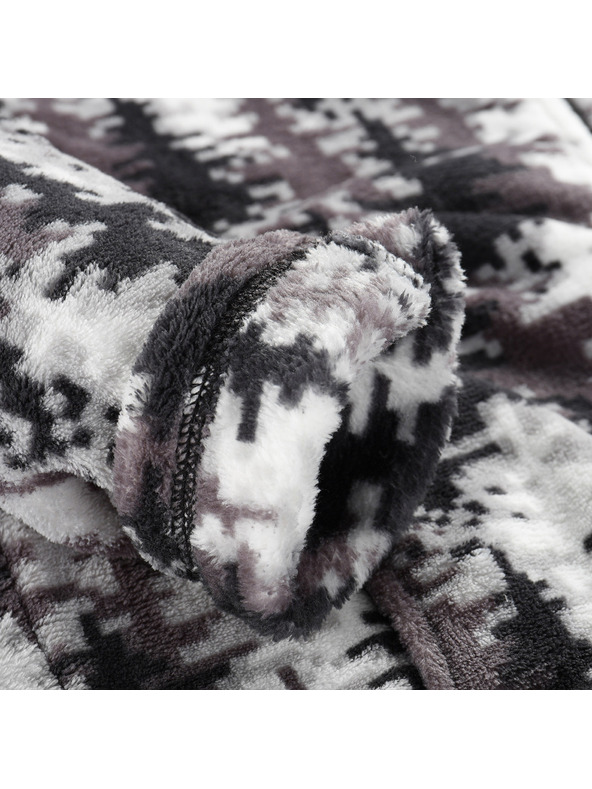 ALPINE PRO Pánska fleecová mikina so supratherm ALPINE PRO EFLIN dk. true gray varianta pb